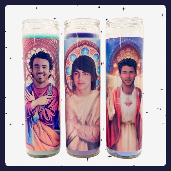 Jonas Brothers Prayer Candle
