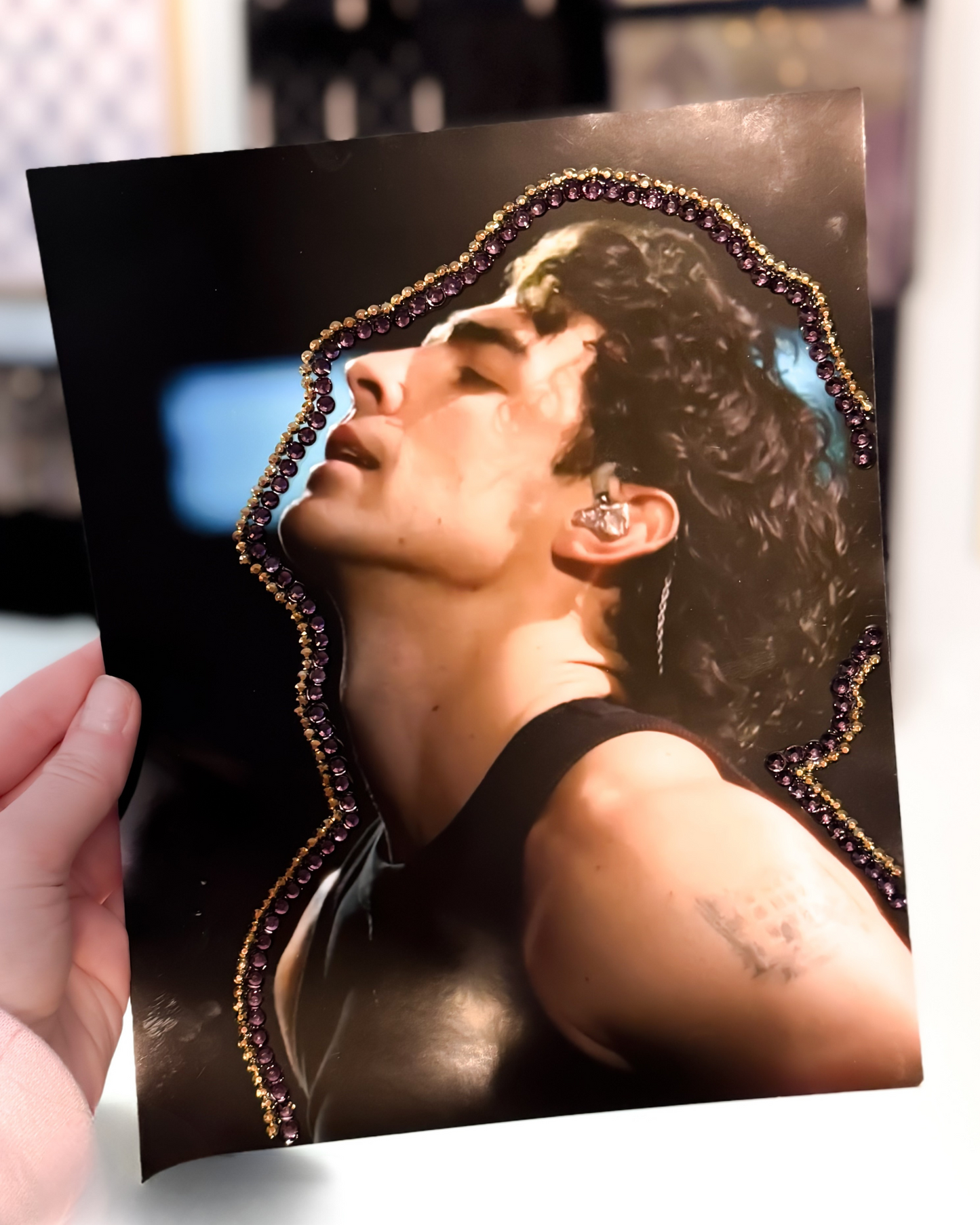 DJ Danger 8x10 Rhinestoned Print