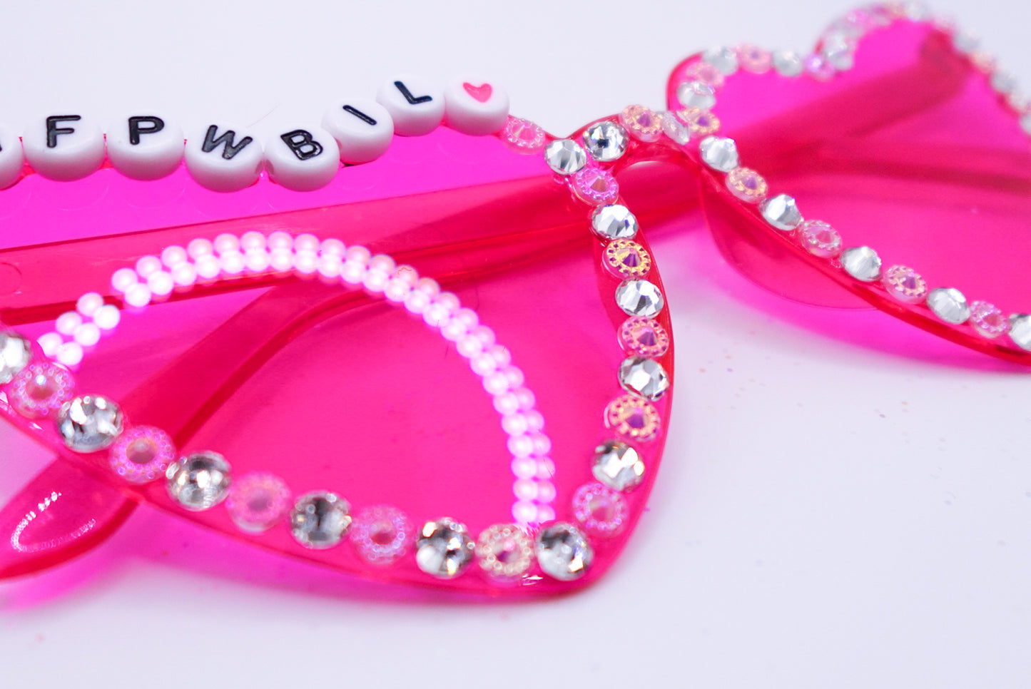 MFBWBIL Pink Heart Sunnies