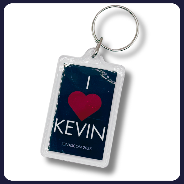 I ❤️ Kevin JonasCon 2025 Keychain (plain)