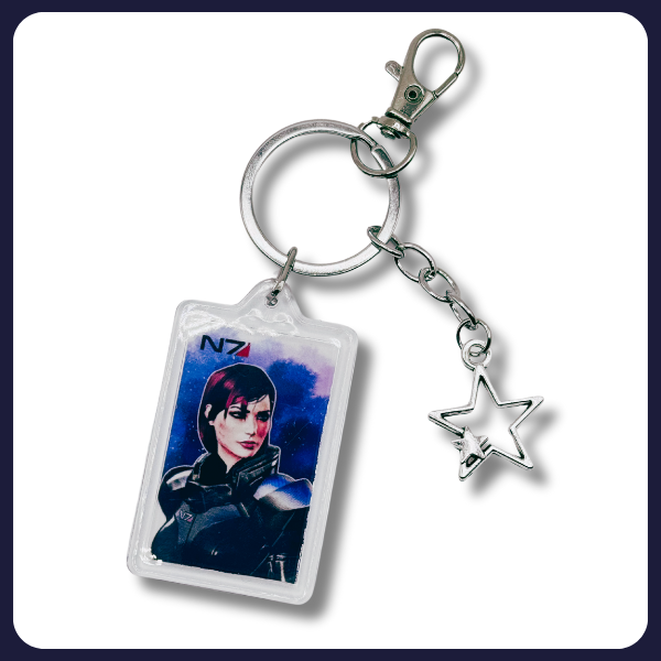 Commander Shepard Keychain – Mass Effect (plain)