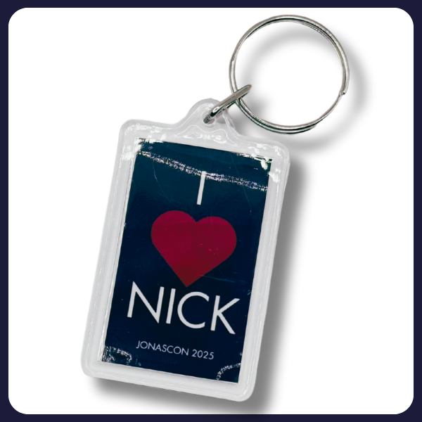 I ❤️ Nick JonasCon 2025 Keychain (plain)