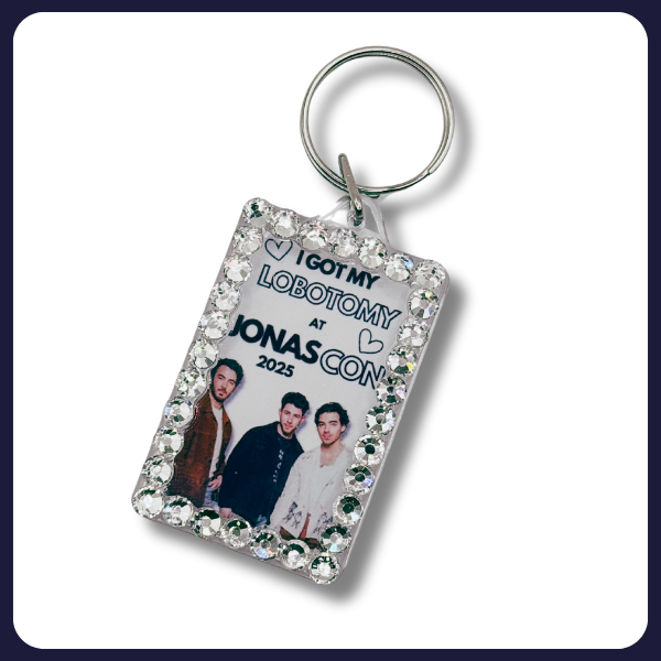 I got my Lobotomy @ JONASCON Keychain (rhinestoned)