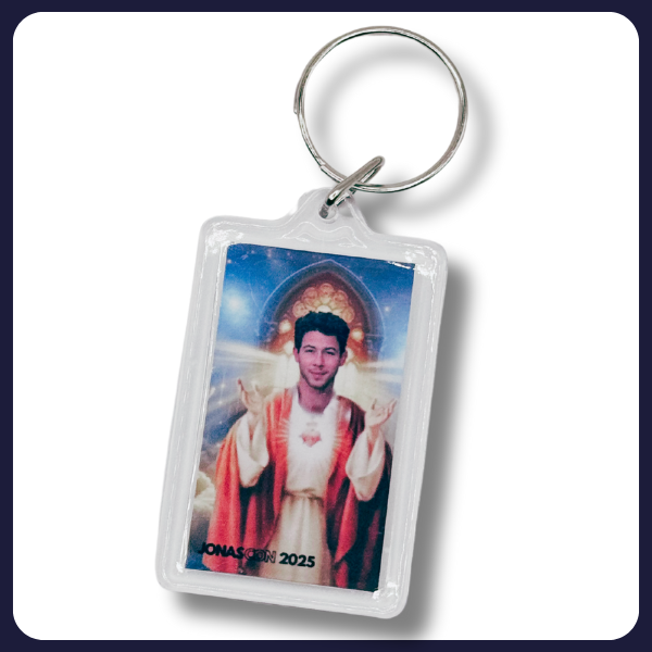 Nick Jonas Prayer Candle Keychain (plain)