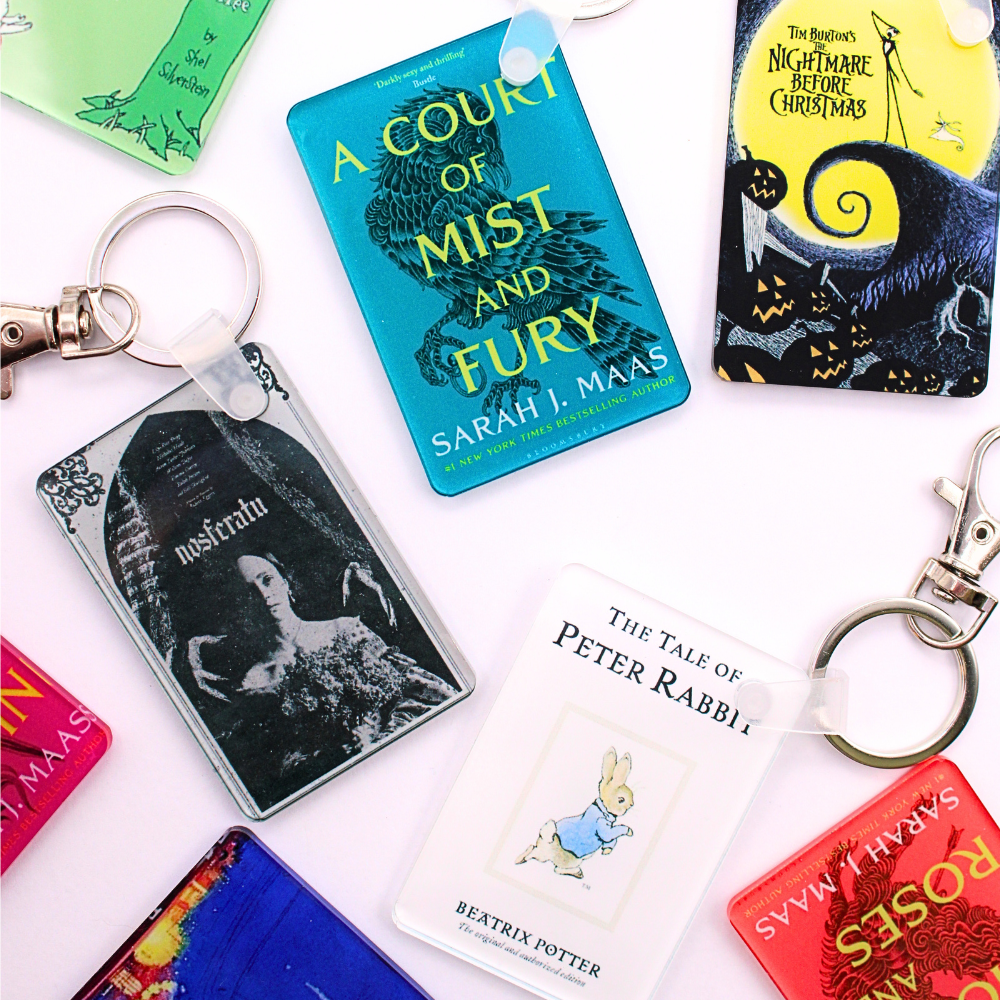 Custom Keychains - Books & Movies