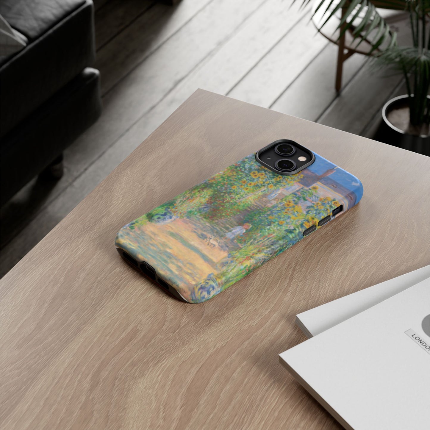 Claude Monet’s "The Artist’s Garden at Vétheuil" Phone Case