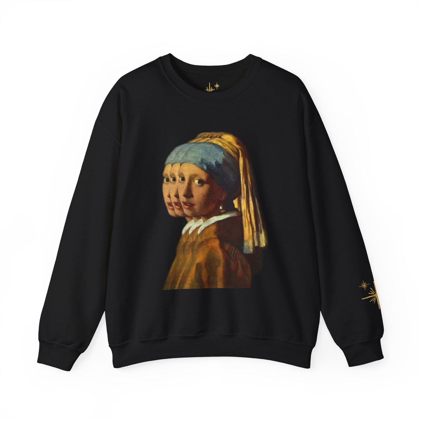 Girl with the Glitch - Vintage Art Sweatshirt