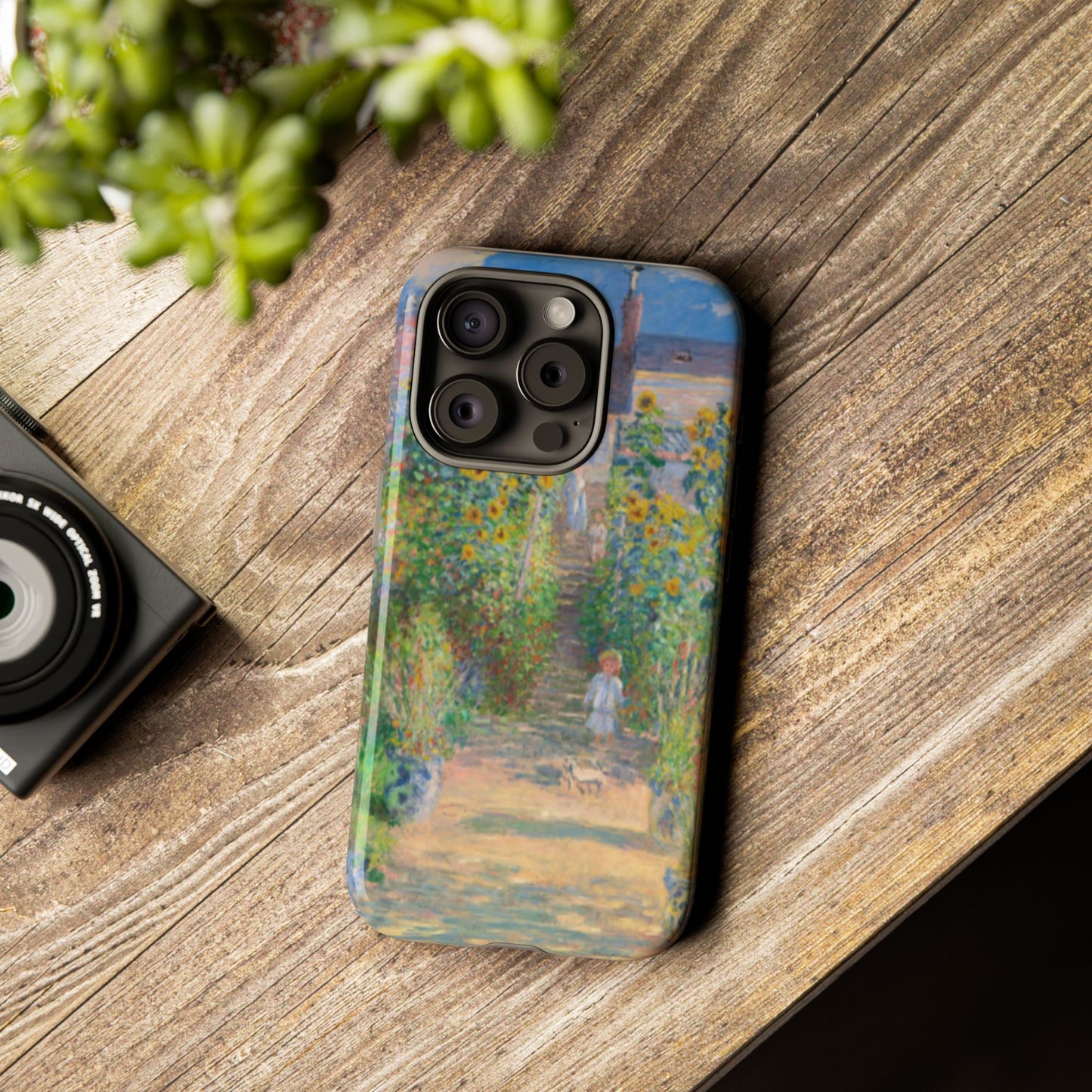 Claude Monet’s "The Artist’s Garden at Vétheuil" Phone Case