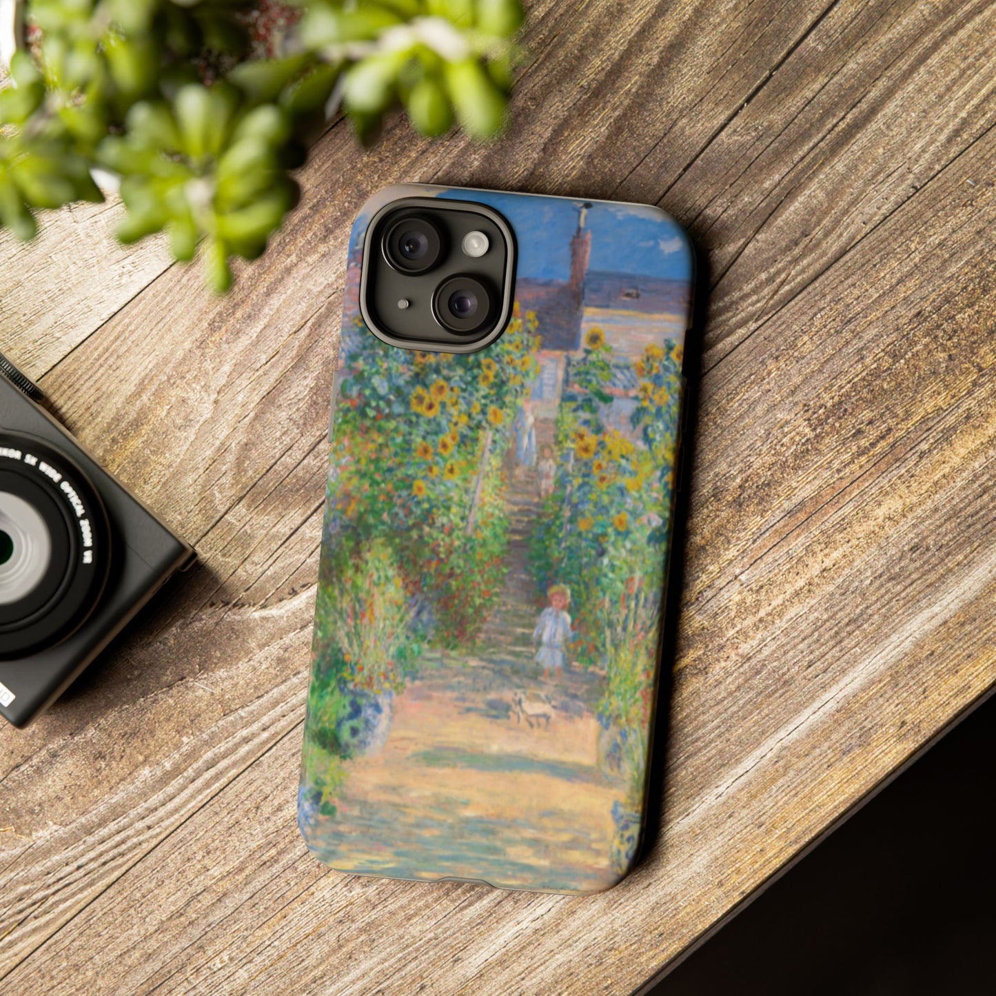 Claude Monet’s "The Artist’s Garden at Vétheuil" Phone Case