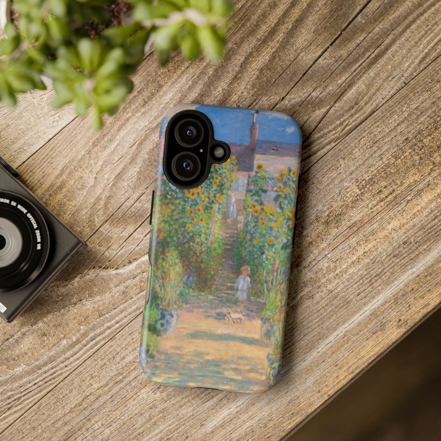 Claude Monet’s "The Artist’s Garden at Vétheuil" Phone Case