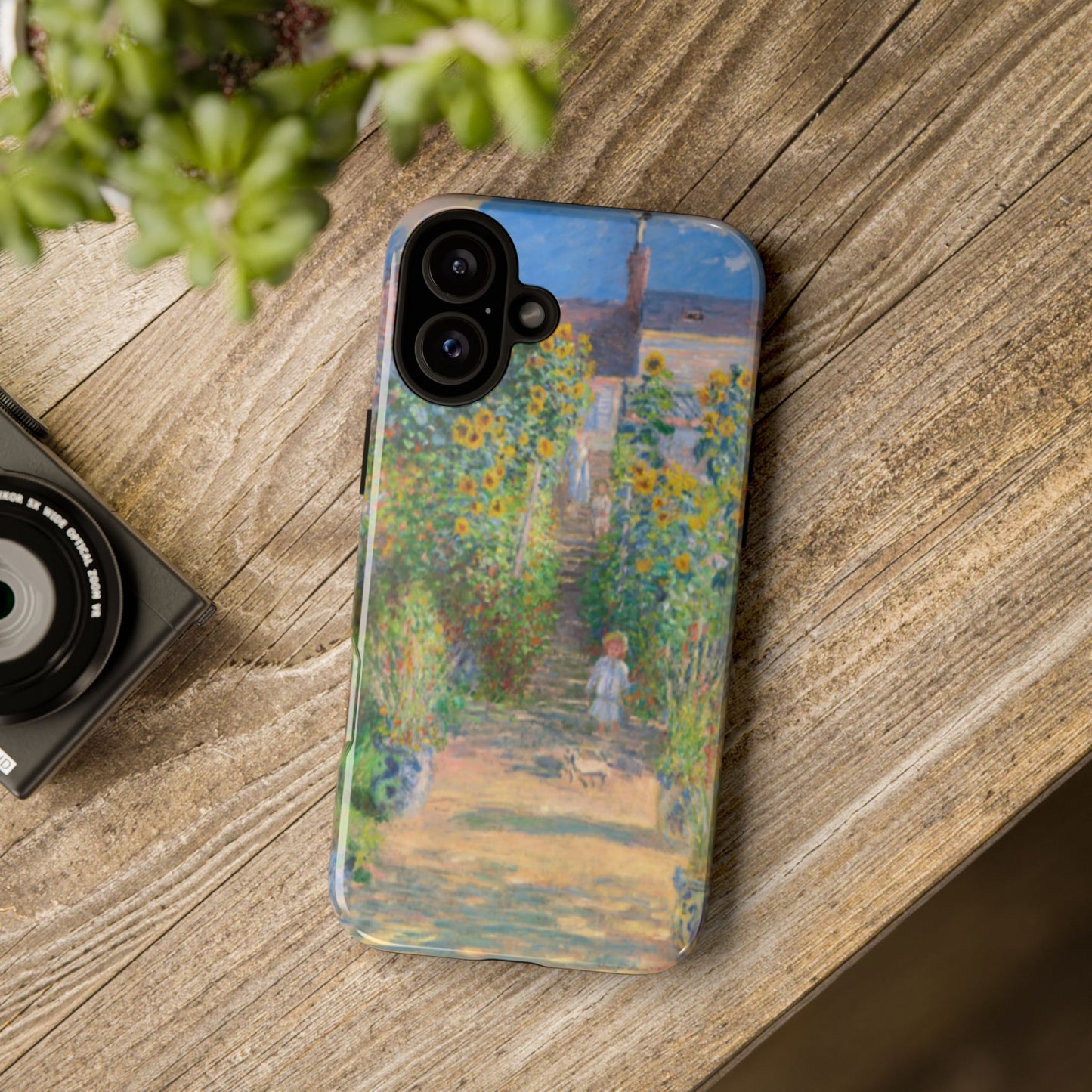 Claude Monet’s "The Artist’s Garden at Vétheuil" Phone Case