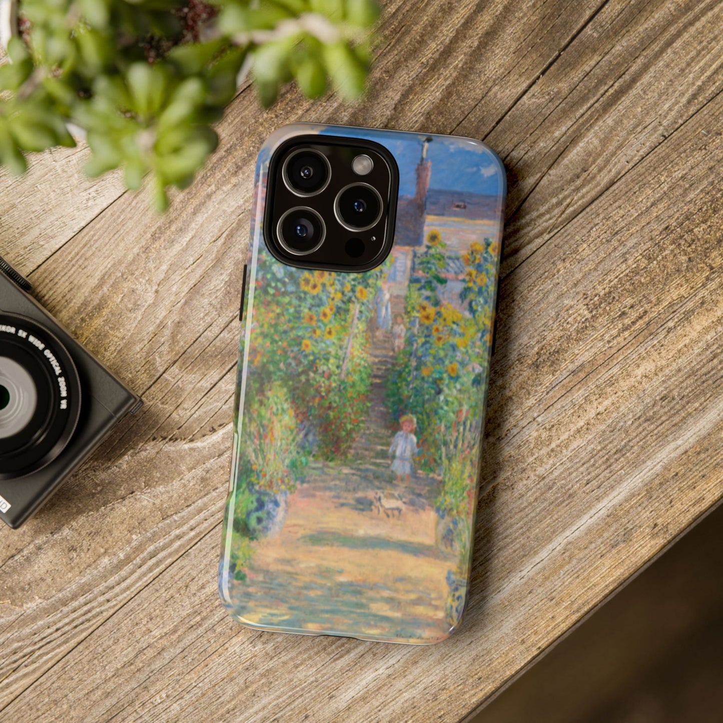 Claude Monet’s "The Artist’s Garden at Vétheuil" Phone Case