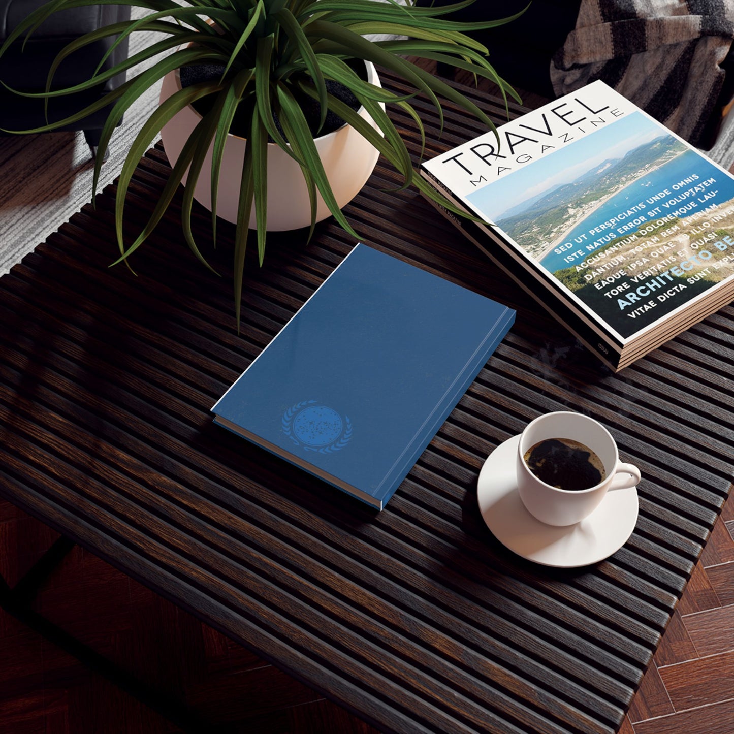 Captain’s Log Journal – United Federation of Planets Notebook, Sci-Fi Planner, Star Journal with Ruled, Graph, or Blank Pages