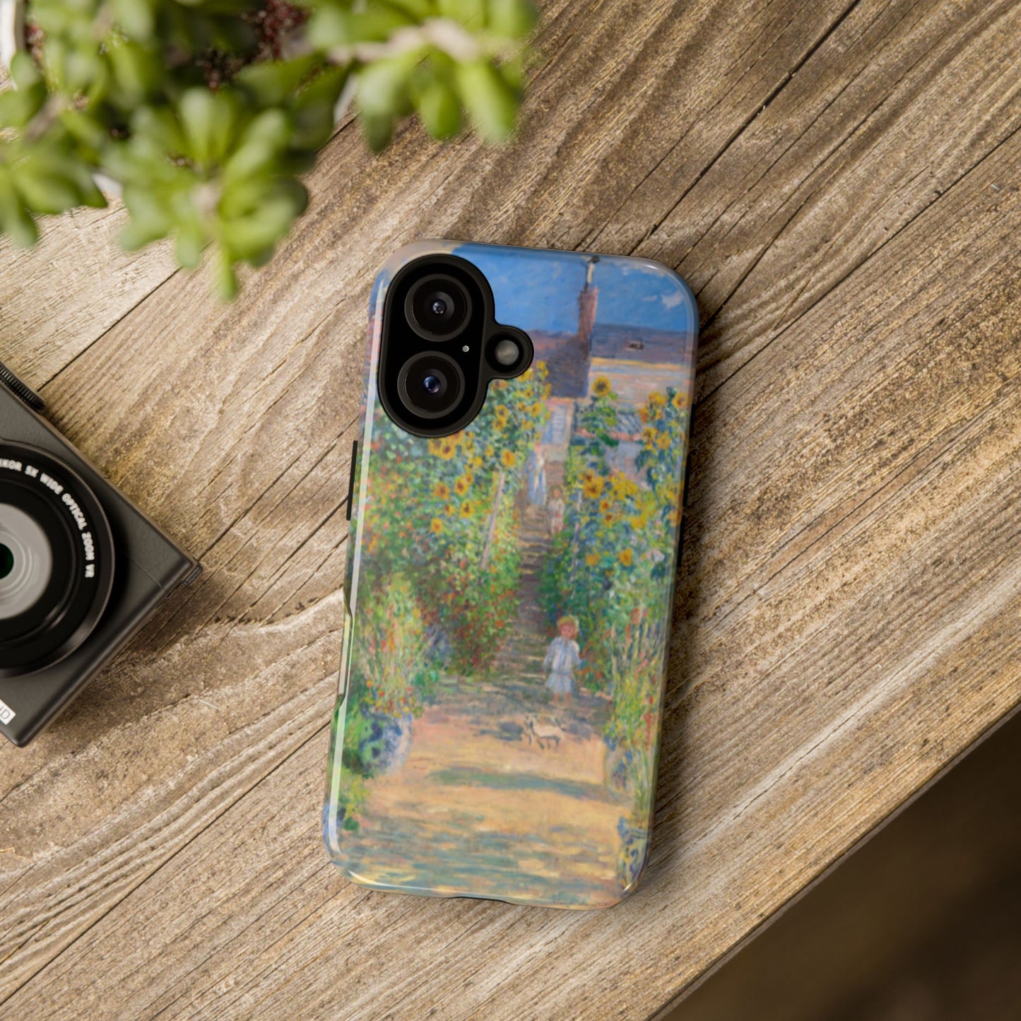 Claude Monet’s "The Artist’s Garden at Vétheuil" Phone Case