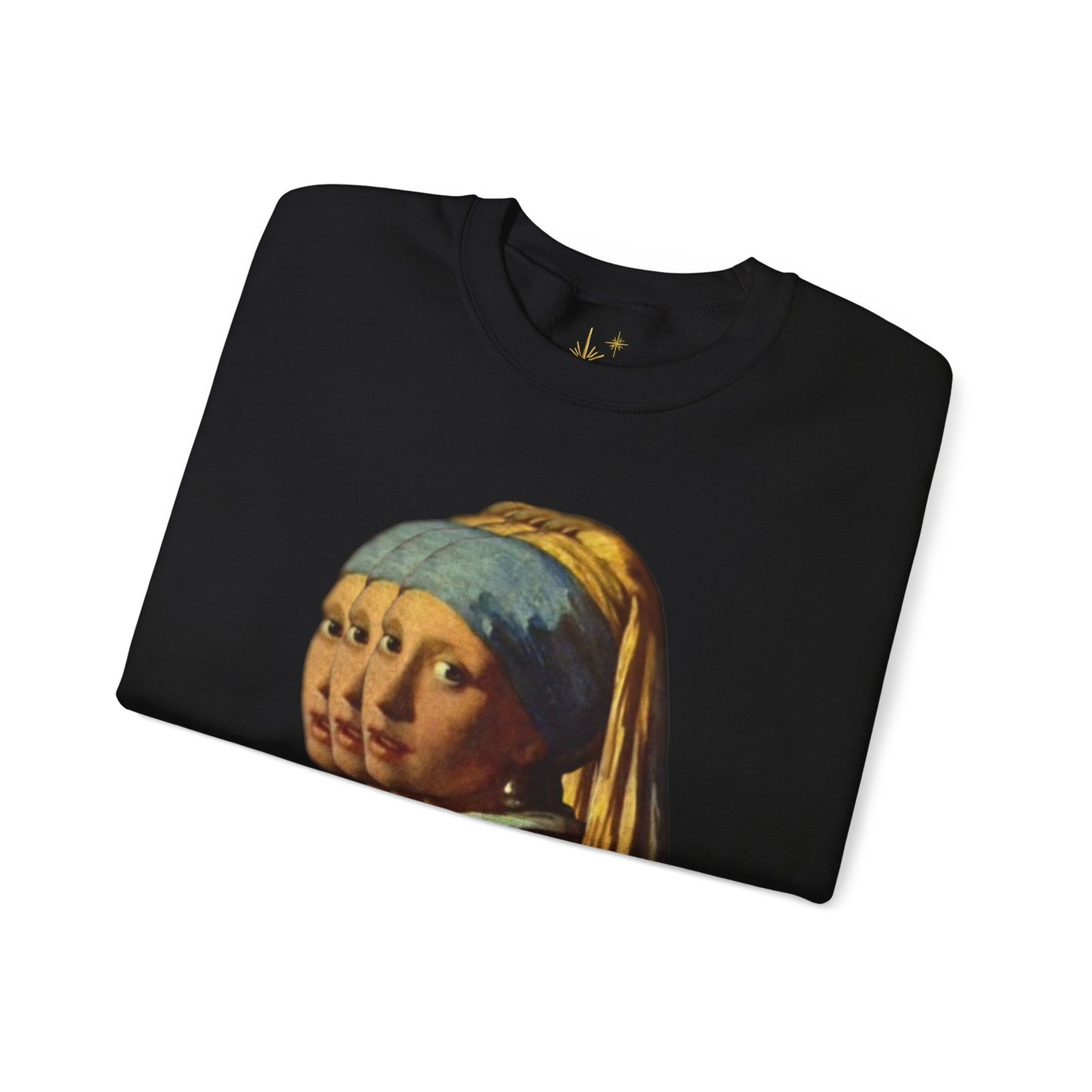 Girl with the Glitch - Vintage Art Sweatshirt