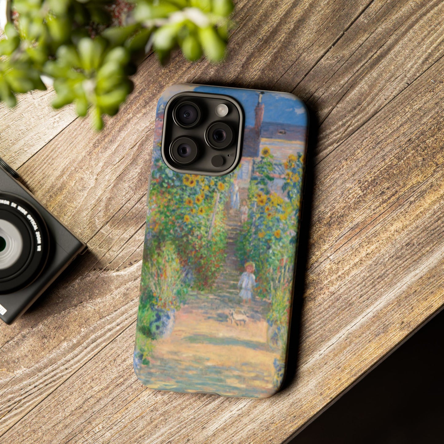 Claude Monet’s "The Artist’s Garden at Vétheuil" Phone Case