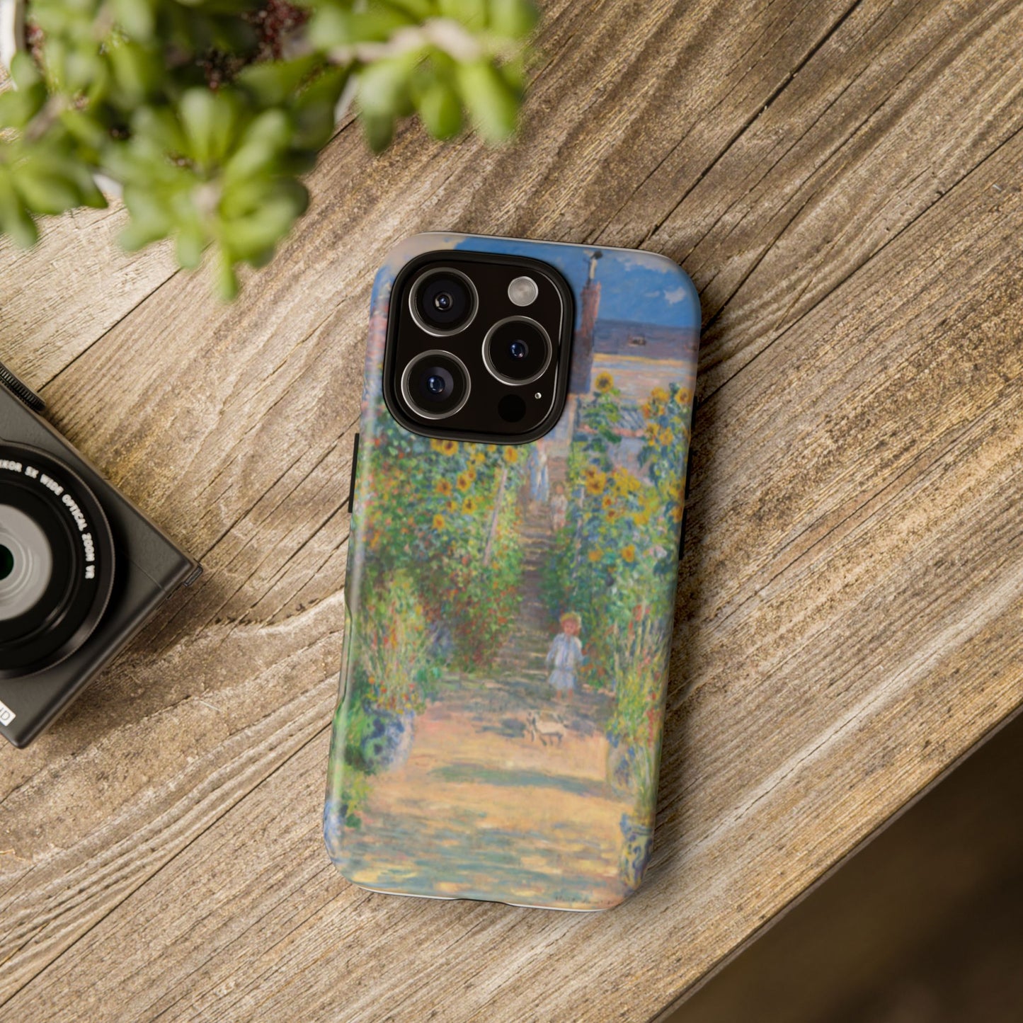 Claude Monet’s "The Artist’s Garden at Vétheuil" Phone Case