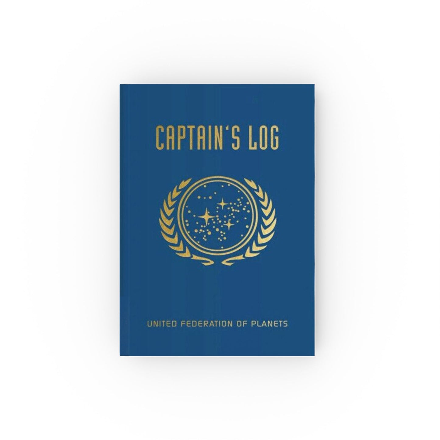 Captain’s Log Journal – United Federation of Planets Notebook, Sci-Fi Planner, Star Journal with Ruled, Graph, or Blank Pages