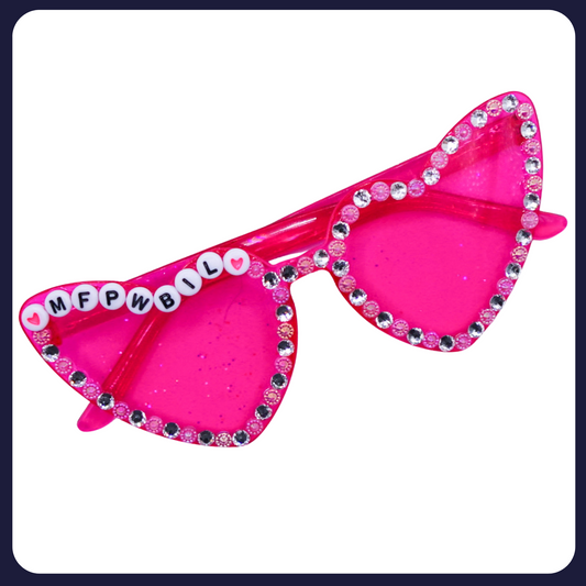 MFBWBIL Pink Heart Sunnies