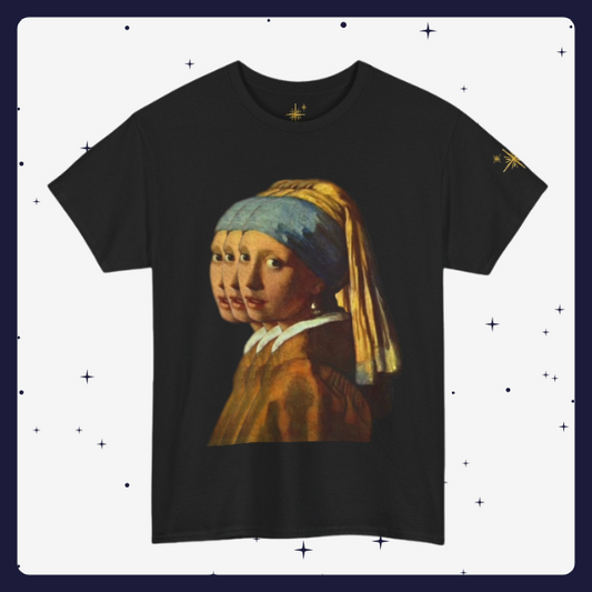 Girl with the Glitch - Vintage Art Tshirt