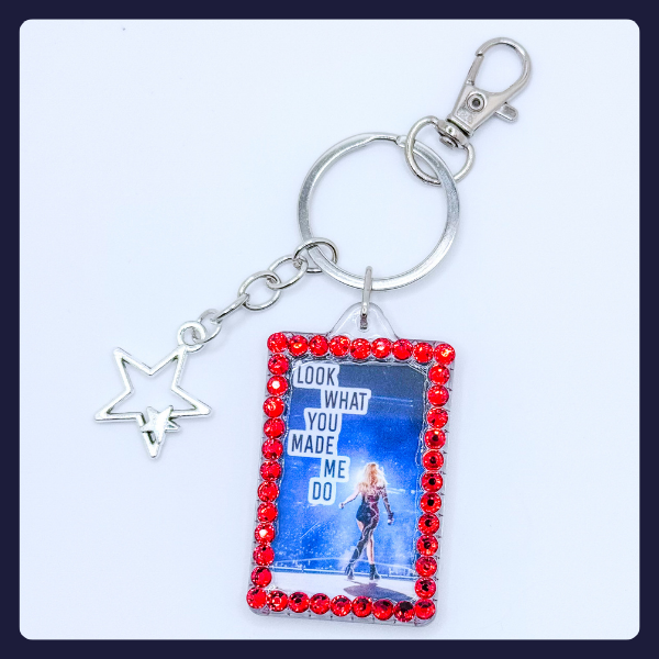 "Look What You Made Me Do" Keychain – Eras Tour Edition