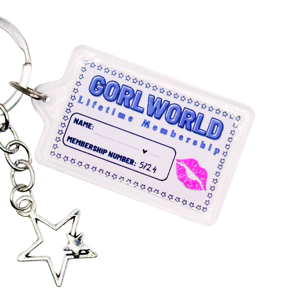 Gorlworld Lifetime Membership Keychain | Amberlynn Reid 572.4 Club | Niche YouTube Fan Collectible