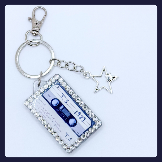 "1989 Cassette Tape" Keychain