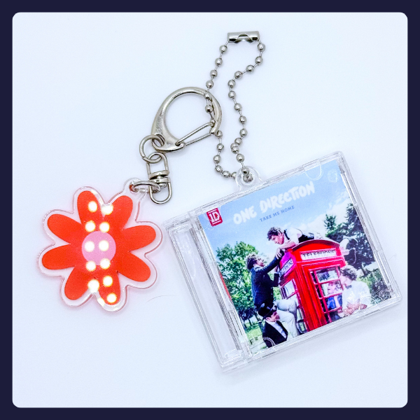 1D Take Me Home Tap to Play Keychain 🎶