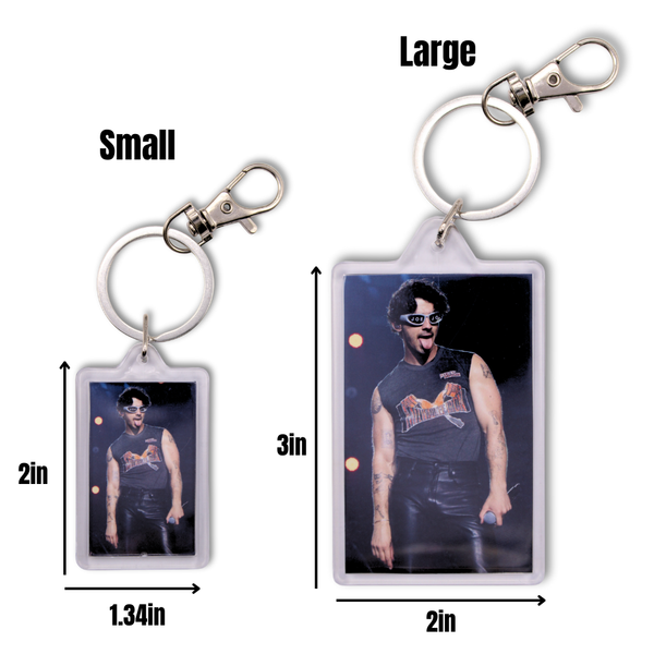 DJ Danger Joe Photo Keychain