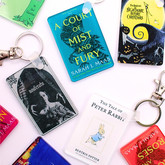 Custom Mini Book / Mini Movie Keychain