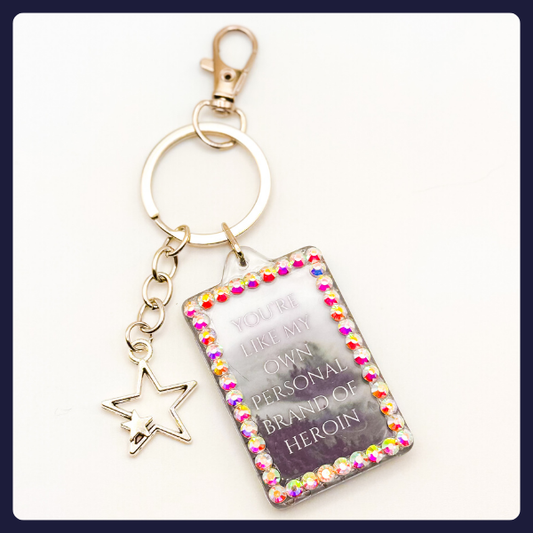 My Personal Brand Rhinestoned Keychain